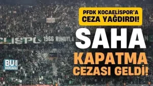 Kocaelispor'un cezası belli oldu.