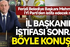ferizli belediye baskani mehmet ata iyi partiden istifa edecek mi