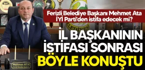ferizli belediye baskani mehmet ata iyi partiden istifa edecek mi