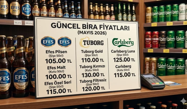 Bira fiyatları 2026 1 Bira Fiyat Listesi