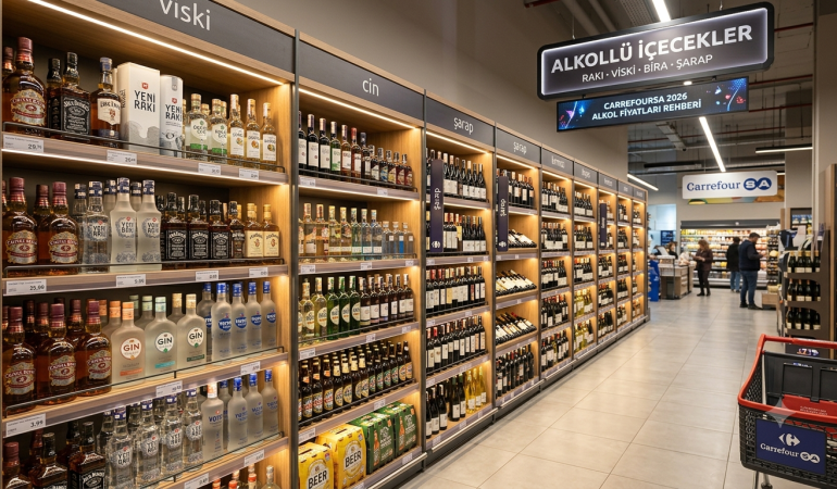 Carrefoursa Alkol Fiyatları 2026: Güncel Rakı, Viski, Bira ve Şarap Fiyat Listesi