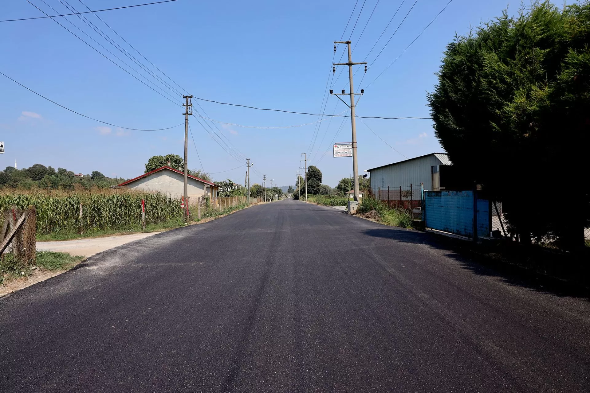 Seyifler Gölkent Grup Yolu Tamamlandı! 1 asfalt