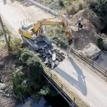 Söğütlü Beşdeğirmen Köprüsü Yenileniyor: 3 ferizli köprü resim
