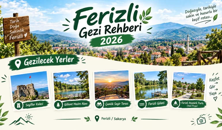 Ferizli Gezi Rehberi 2026: Gezilecek Yerler ve Doğa Rotaları