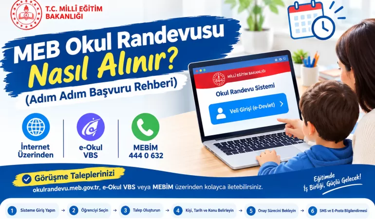 MEB Okul Randevusu Alma 2026: Adım Adım Başvuru