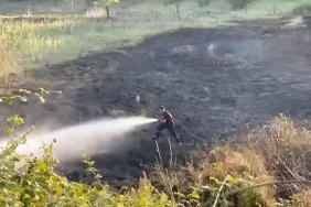 Kaynarca`da kontrolsüz ateş 4 dönüm otluk alanı yaktı 7 Sakarya Kaynarca'da kontrolsüz yakılan ateş otluk alana sıçradı, 4 dönüm zarar gördü